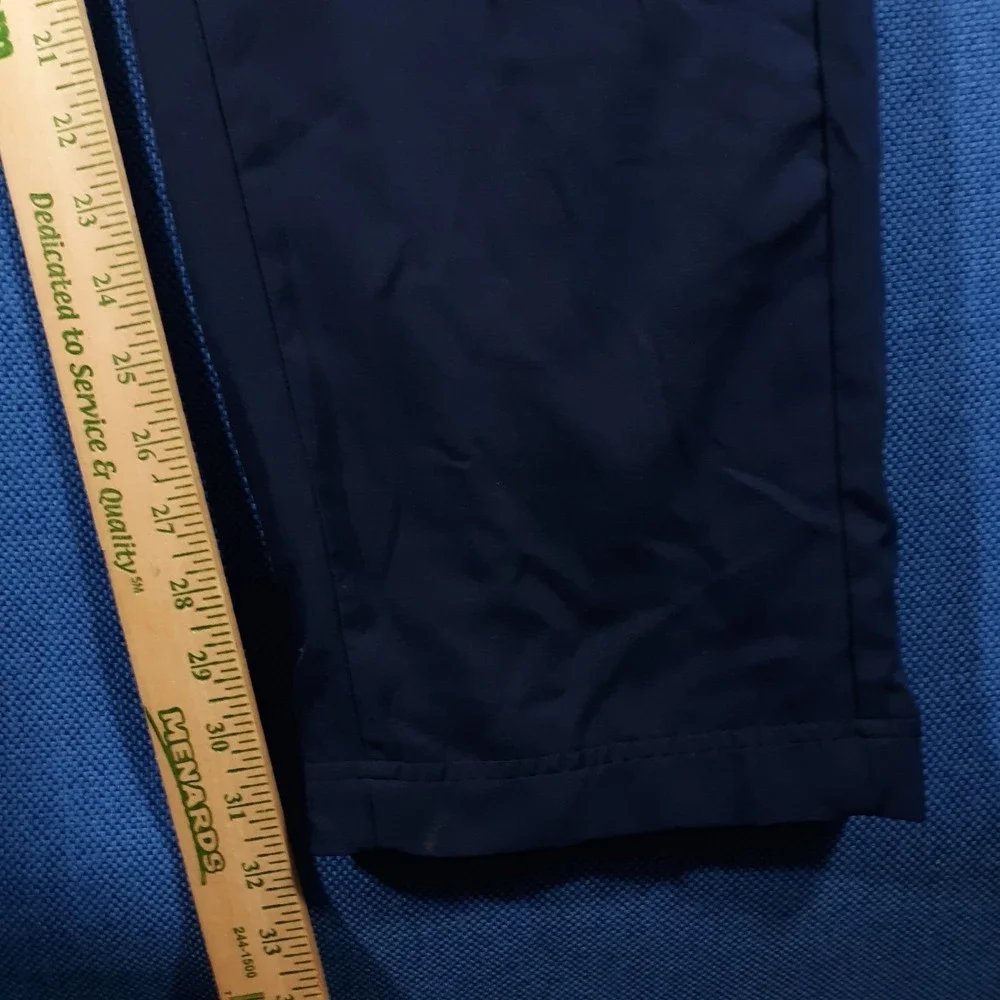 Nike Track Pants Mens 2XL Inseam 32 Dri-Fit Blue Lined Elastic Waist